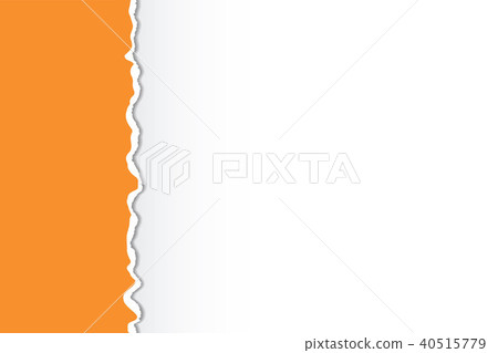 Creative vector illustration of multicolor torn paper edges. Art design. Realistic colored banners 40515779