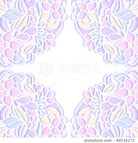 Colorful floral invitation Colorful floral invitation 40516273