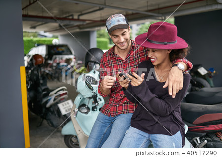 Dating of interracial couple 40517290