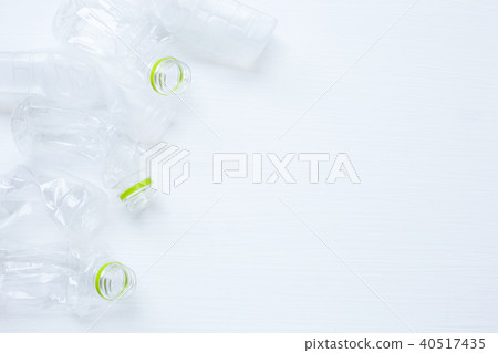 Empty plastic water bottle for recycling isolated. 40517435