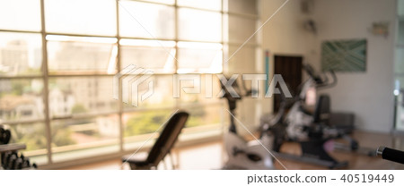 Blurred of fitness gym background for banner Blurred of fitness gym background for banner 40519449