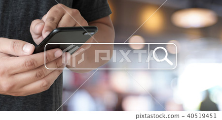 businessman using Searching Browsing Internet businessman using Searching Browsing Internet 40519451