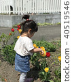 Tulip and girl 40519546