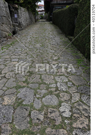 Okinawa Naha Kinjocho Cobbled Road Okinawa Naha Kinjocho Cobbled Road 40519704