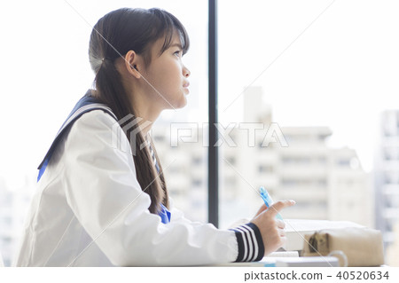 學習的女孩學習 40520634