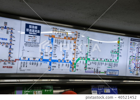 阪急線普通票價表 40521452
