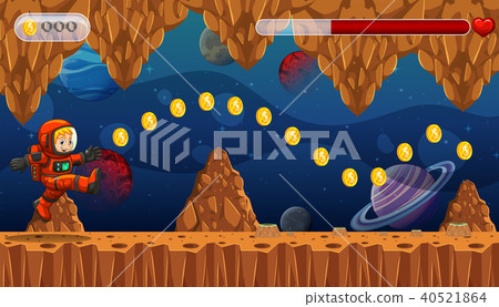 Astronaut on the Space Game 40521864
