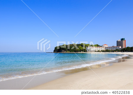 Shirahama Hama Wakayama縣在清晨 40522838