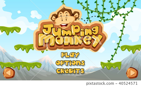 Jumping Monkey Starting Main Template 40524571