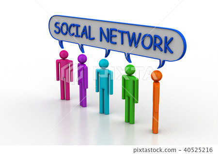 Social network concept Social network concept 40525216