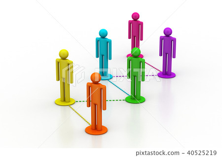 Social network concept 40525219