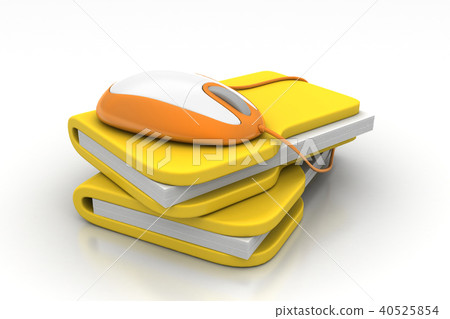 mouse with file folder 40525854