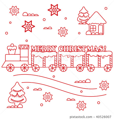 New year and Christmas symbols New year and Christmas symbols 40526007