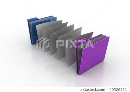 office folder with documents 40526221
