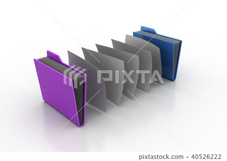 office folder with documents office folder with documents 40526222
