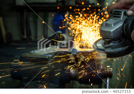 Industrial Grinder and Sparks Industrial Grinder and Sparks 40527153