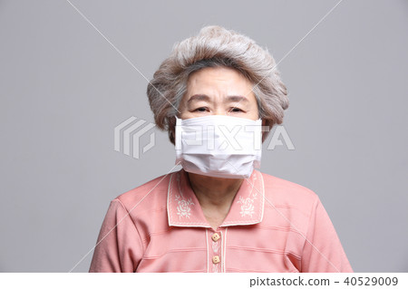 亞洲的面部表情,高級,中年,老人,祖母,面具,細塵,健康 亞洲的面部表情,高級,中年,老人,祖母,面具,細塵,健康 40529009