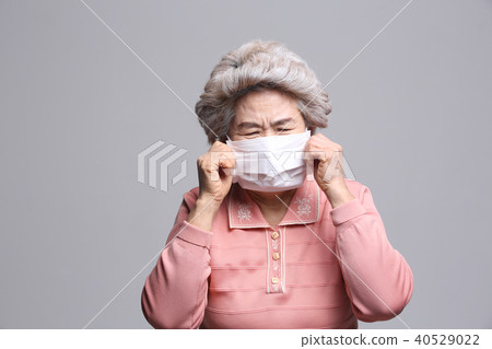 亞洲的面部表情,高級,中年,老人,祖母,面具,細塵,健康 亞洲的面部表情,高級,中年,老人,祖母,面具,細塵,健康 40529022