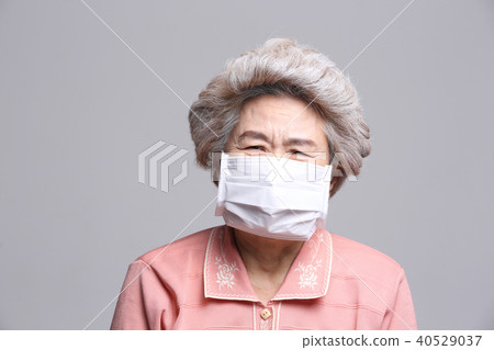 亞洲的面部表情,高級,中年,老人,祖母,面具,細塵,健康 亞洲的面部表情,高級,中年,老人,祖母,面具,細塵,健康 40529037