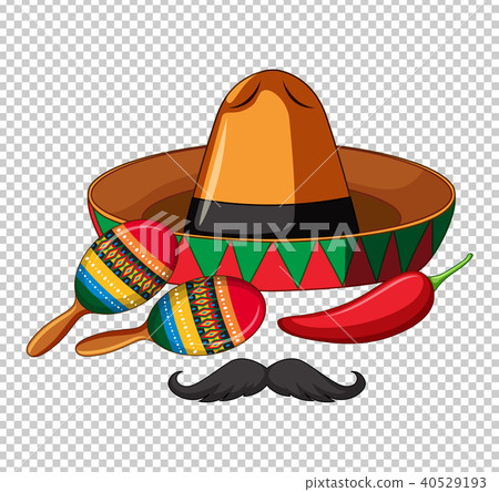 Mexican Element on Transparent Background Mexican Element on Transparent Background 40529193
