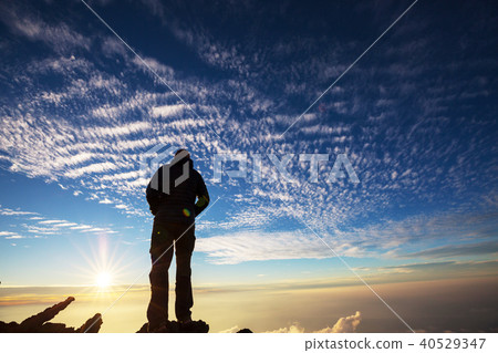 Man on the cliff Man on the cliff 40529347