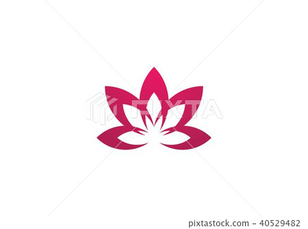 flowers design logo Template 40529482
