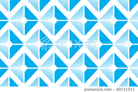 Blue geometric abstract pattern vector background - Stock Illustration ...