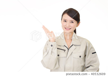 微笑的女工指導 40532609