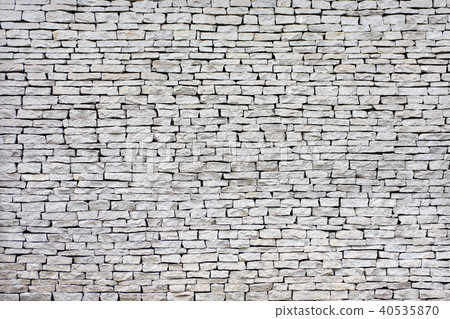 Flat stones wall background 40535870