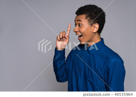 African American teenager has idea African American teenager has idea 40535964