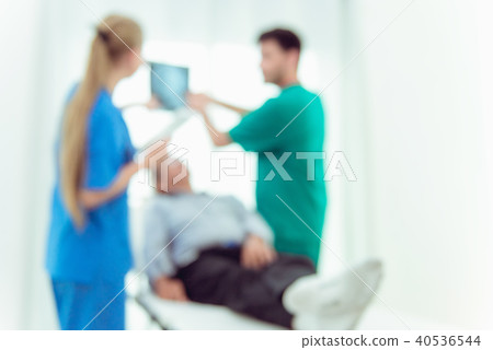 Abstract blurred of doctor team are examining Abstract blurred of doctor team are examining 40536544
