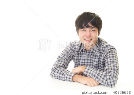 A smiling man A smiling man 40536638