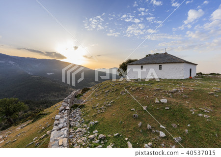 sunrise in Kastro village, Greece 40537015