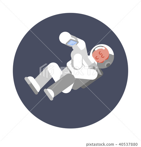 Man cosmonaut fly in zero gravitation Man cosmonaut fly in zero gravitation 40537880