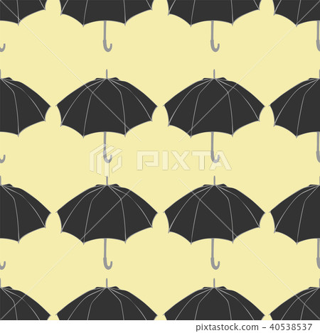 Seamless pattern with doodle umbrellas. For fabric Seamless pattern with doodle umbrellas. For fabric 40538537