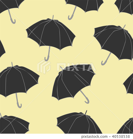 Seamless pattern with doodle umbrellas. For fabric Seamless pattern with doodle umbrellas. For fabric 40538538