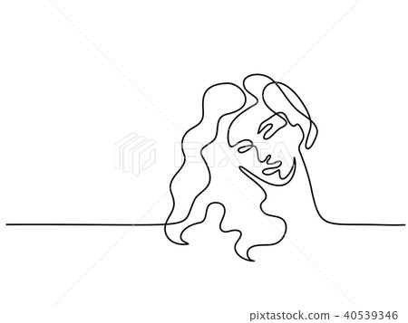 Abstract portrait of a woman logo 40539346