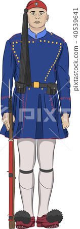 Vector. The soldier evzone. Vector. The soldier evzone. 40539641