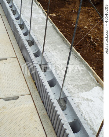Retaining wall construction is essential for residential land development on sloping land 40540209