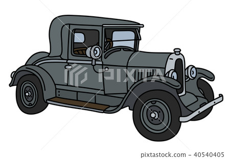 The vintage gray coupe The vintage gray coupe 40540405