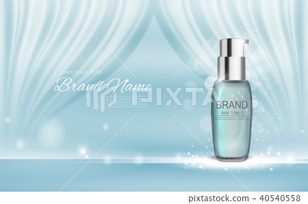 Design Cosmetics Product Template for Ads or Magazine Background. 3D Realistic Vector Iillustration Design Cosmetics Product Template for Ads or Magazine Background. 3D Realistic Vector Iillustration 40540558