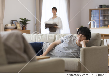 夫婦家務圖像 40540645