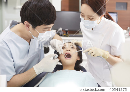Hospital, dentist, doctor, nurse, patient, girl 40541275