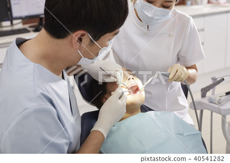 Hospital, dentist, doctor, nurse, patient, girl Hospital, dentist, doctor, nurse, patient, girl 40541282
