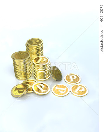 CG例證硬幣堆點 CG例證硬幣堆點 40542072