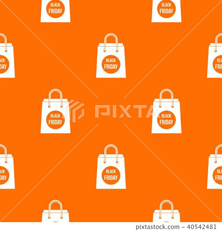 Black Friday shopping bag pattern seamless Black Friday shopping bag pattern seamless 40542481