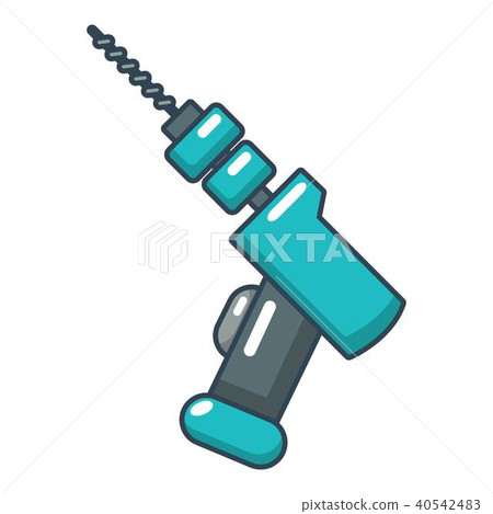 Medical drill icon, cartoon style. Medical drill icon, cartoon style. 40542483