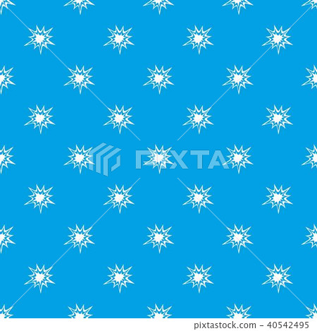 Heavy explosion pattern seamless blue 40542495