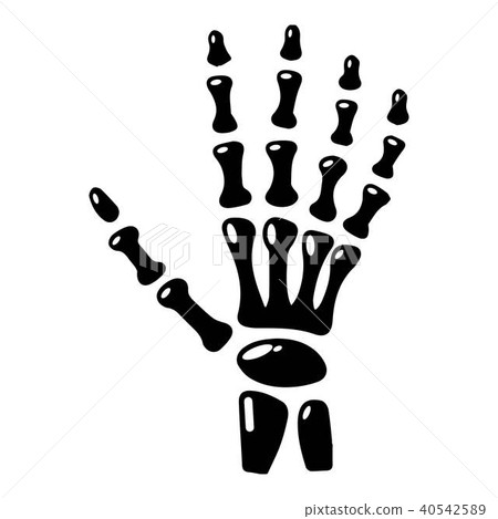 Inflammation of hand icon, simple style. 40542589