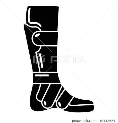 Leg in retainer icon, simple style. - Stock Illustration [40542625] - PIXTA